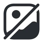 Gallery Slash SVG Icon